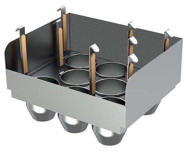 6.5" Basket Cradle with 8-hole