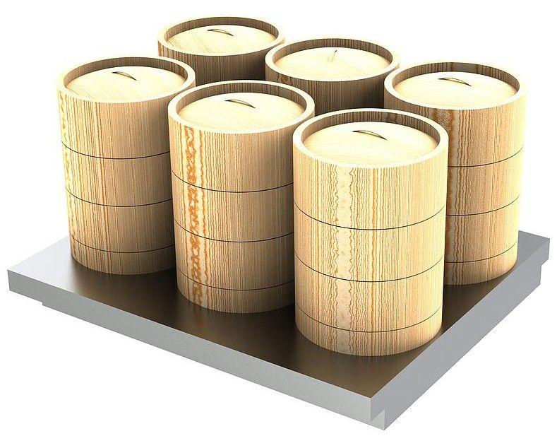 S/S Plate with 6-hole (for 8" bamboo Steamer)