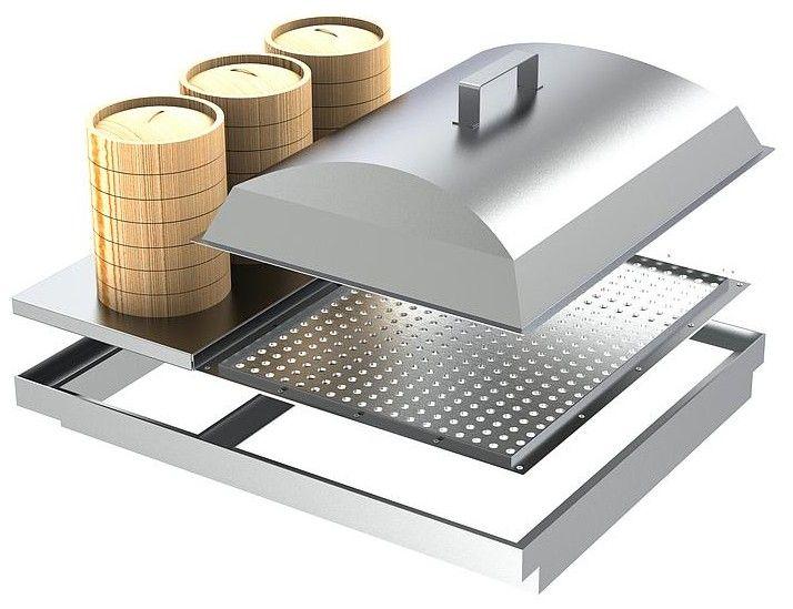 Steamed Roll Pad + S/S Plate with 3-hole (for bamboo Steamer)