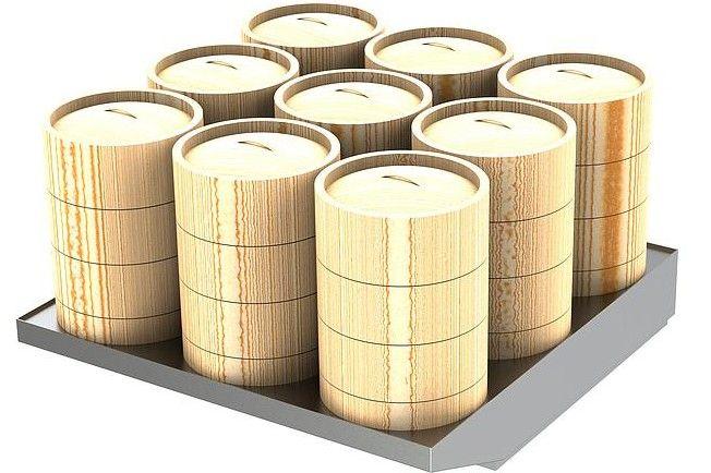 S/S Plate with 9-hole (for 8.5" bamboo Steamer)