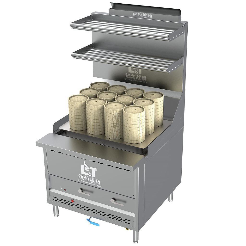 36" Interchangeable Steam Range with 12 Dim Sum Cooker