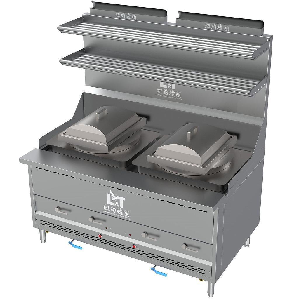 62" Interchangeable Steam Range with Double Cheung Fun Cookers
