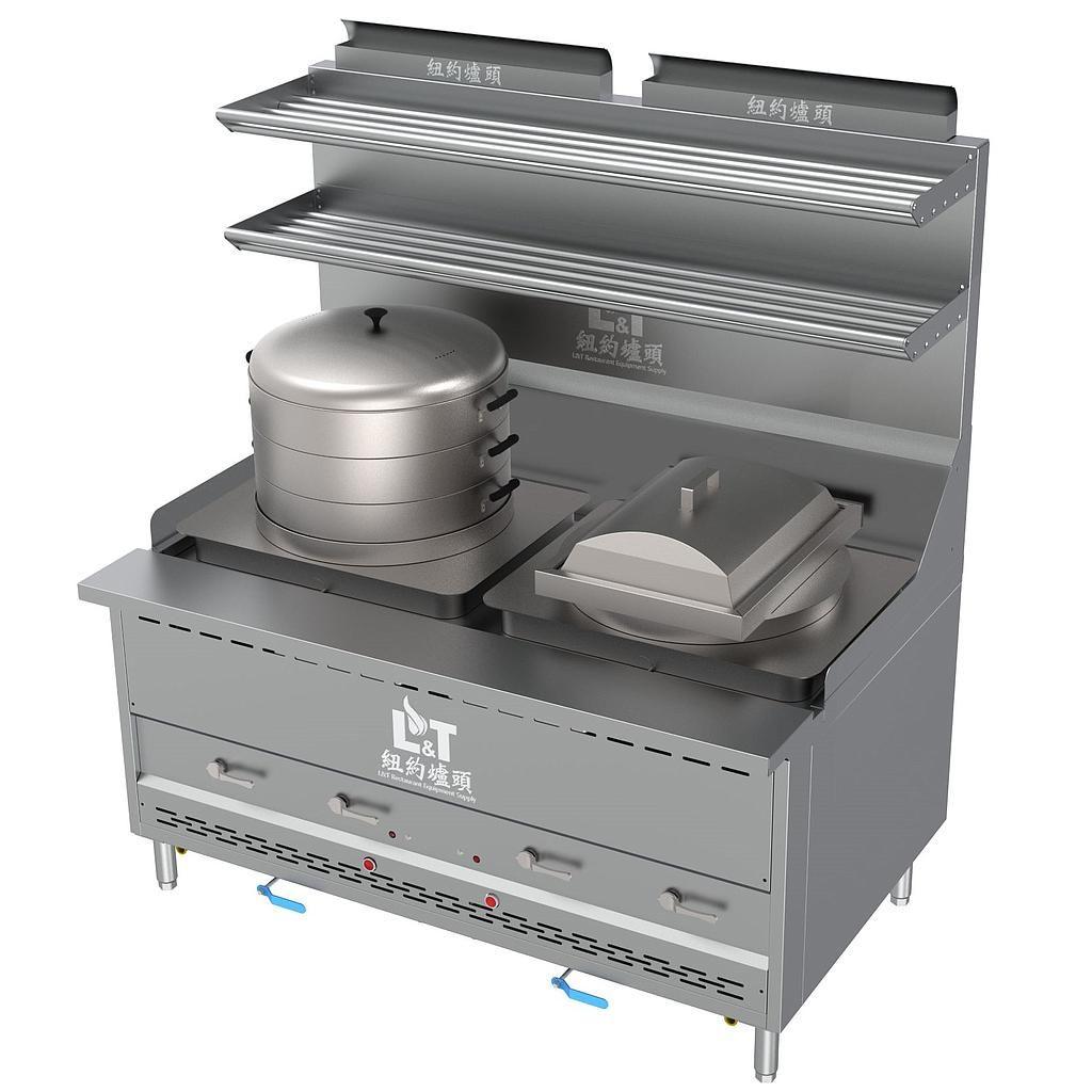 62" Interchangeable Steam Range with Bao Steamer+Cheung Fun Cooker