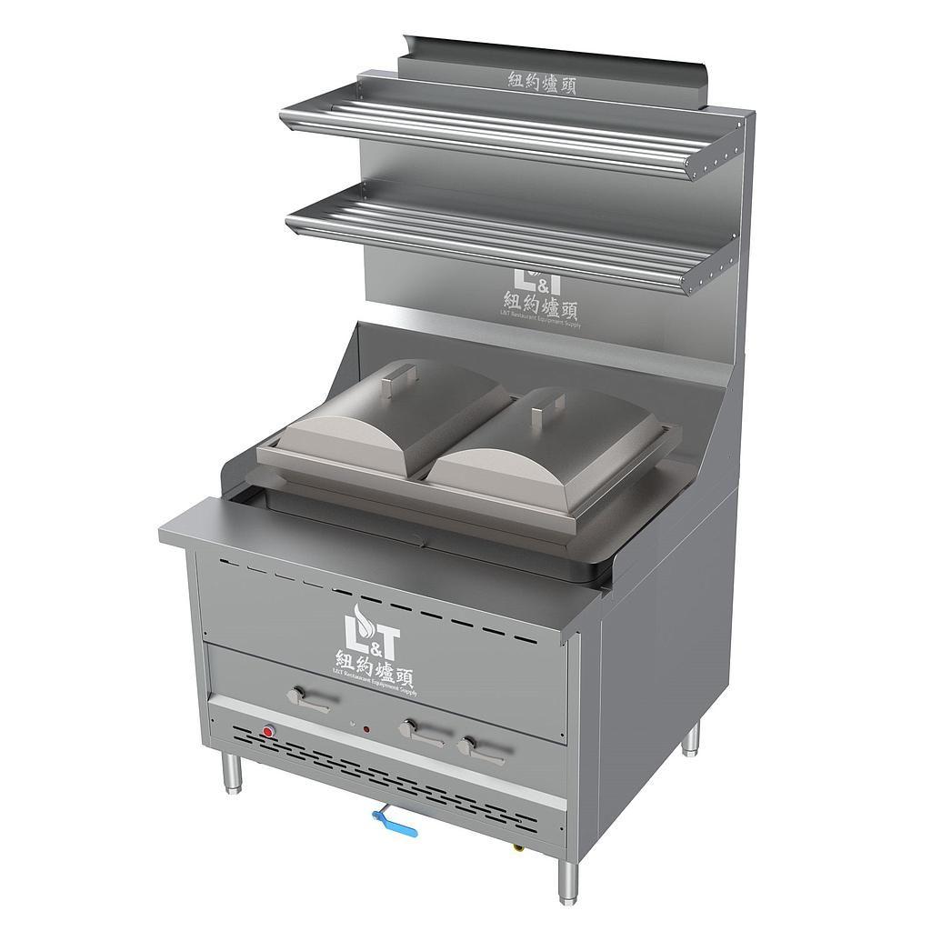 42" Interchangeable Steam Range with Double Cheung Fun Cookers