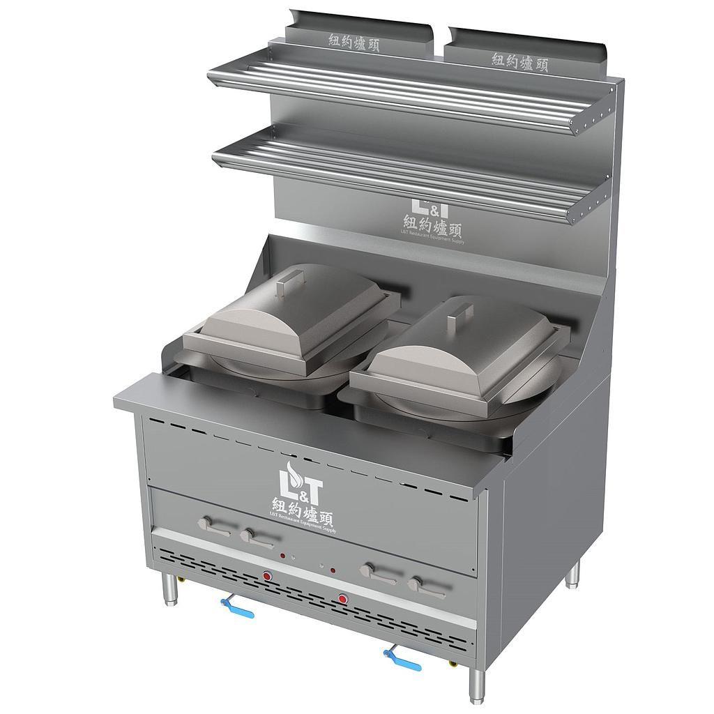 48" Interchangeable Steam Range with Double Cheung Fun Cookers