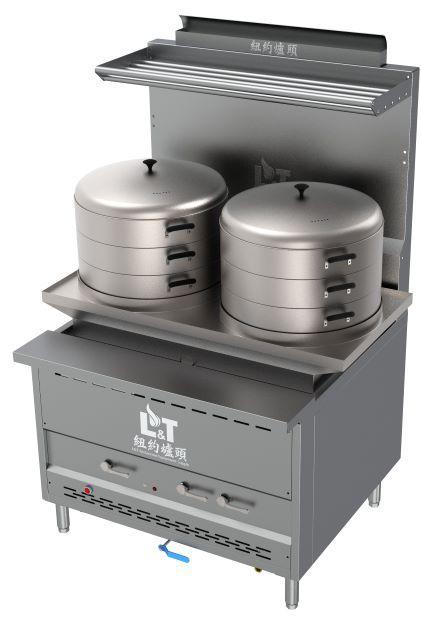 42" Interchangeable Steam Range with Double Bao Steamers