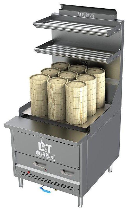 32" Interchangeable Steam Range with 9 Dim Sum Cooker