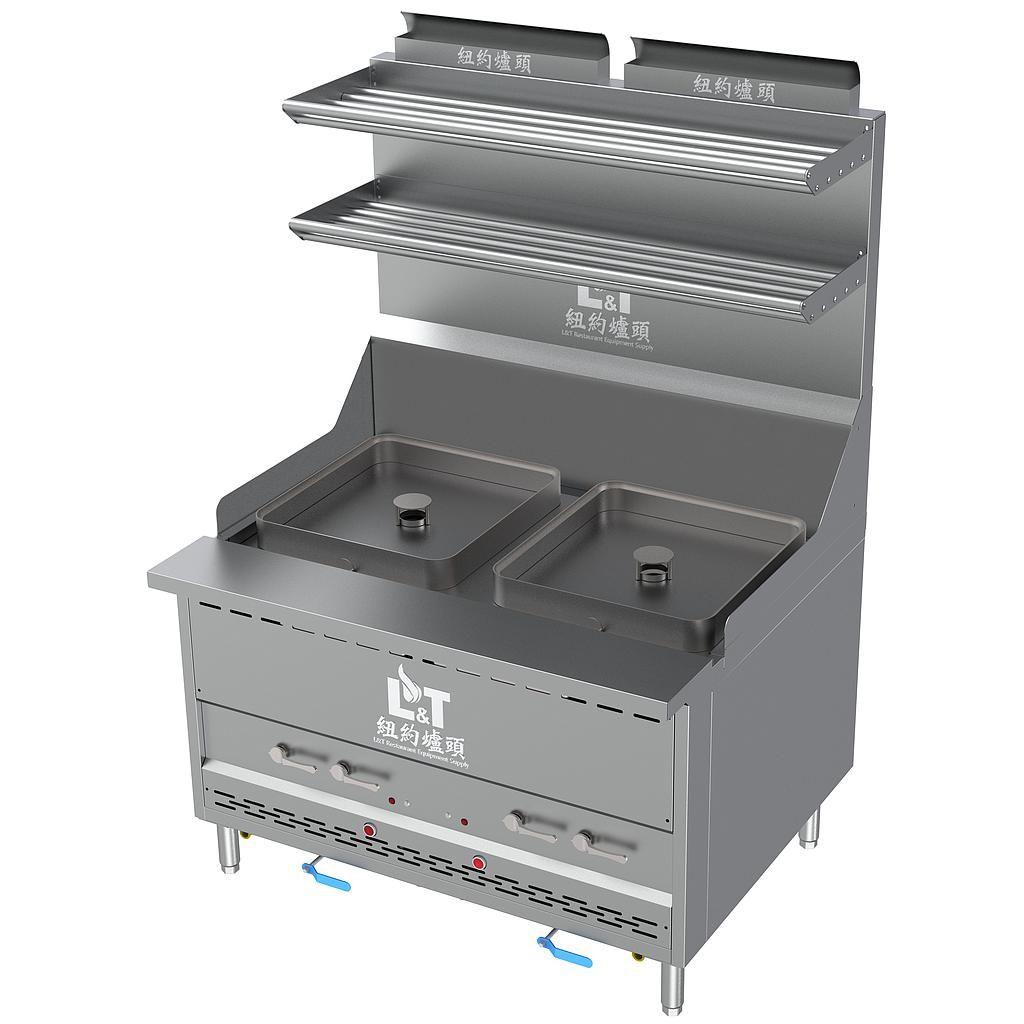 48" Interchangeable Steam Range with Bare Burner