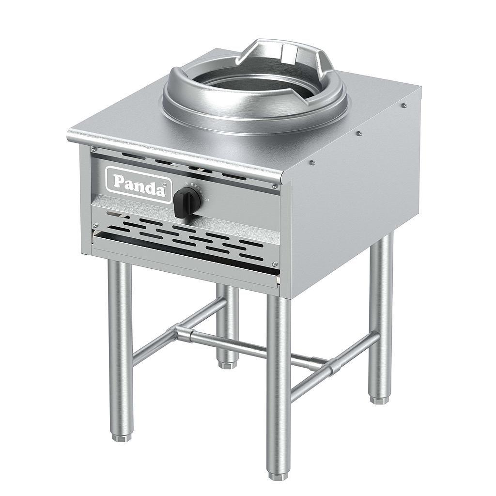 Open Kitchen Style 13" Stainless Steel Econ Wok Range with Stand Base