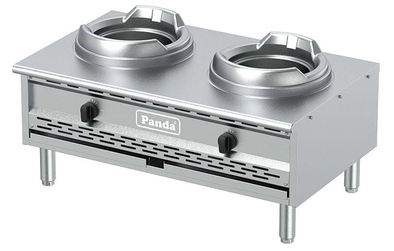 Open Kitchen Style 13"+13" Countertop Stainless Steel Econ Wok Range