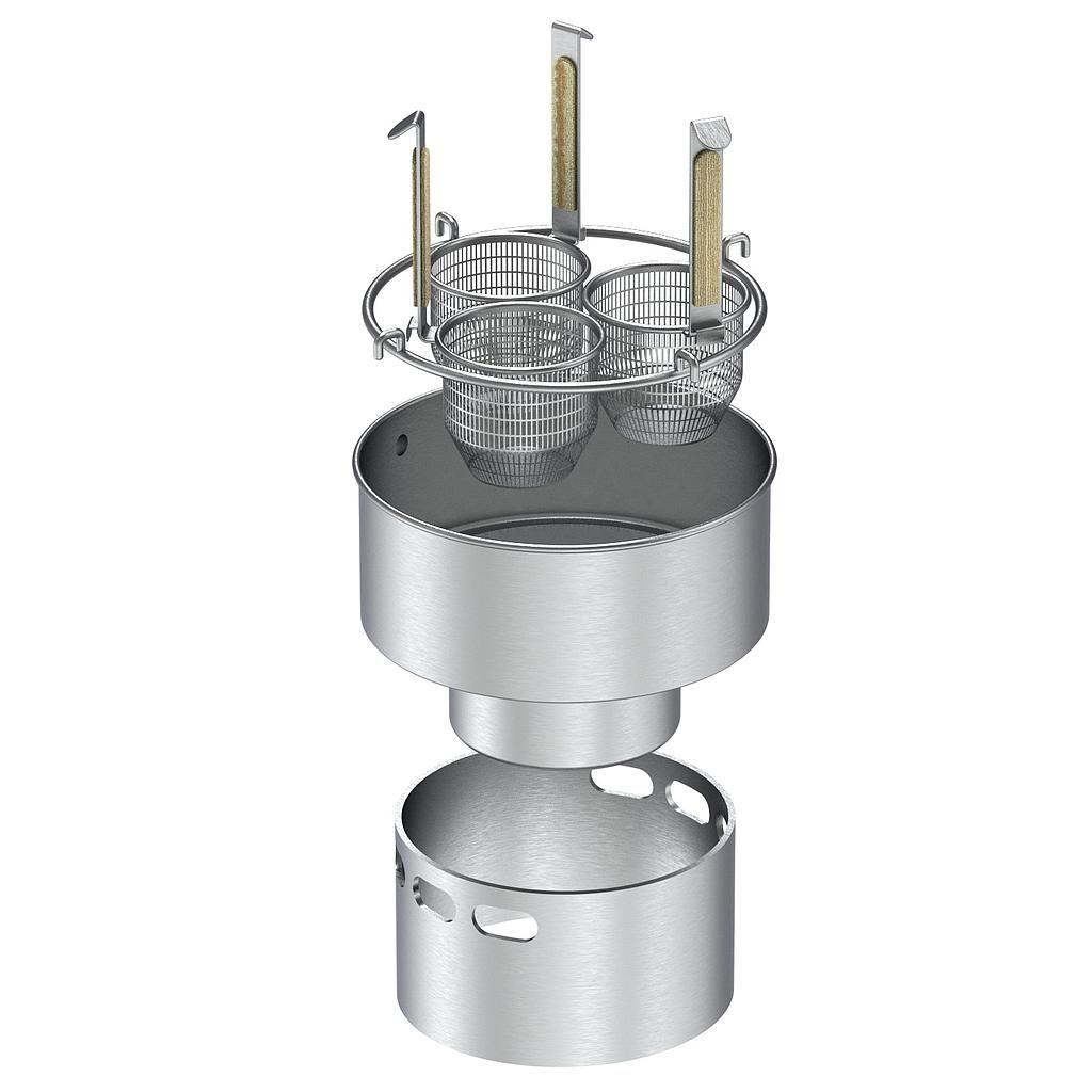 14" Noodle Cooker Complete accessories