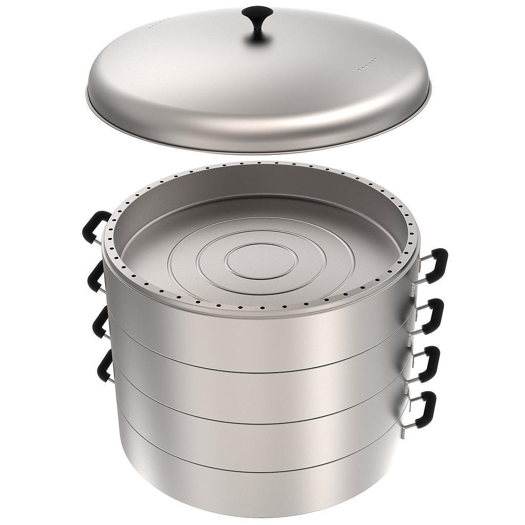Upper adapter for 22" Round Big Bun Steamer