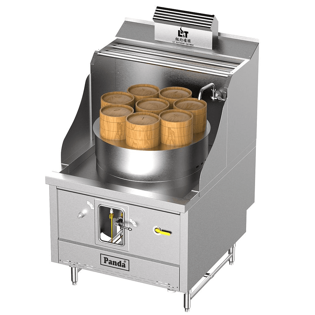 28" stainless steel furnace (with smoke vent) multi-functional standard stainless steel single eye cauldron bare furnace