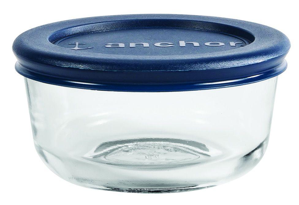 Kitchen Storage Round w/ Blue Lid