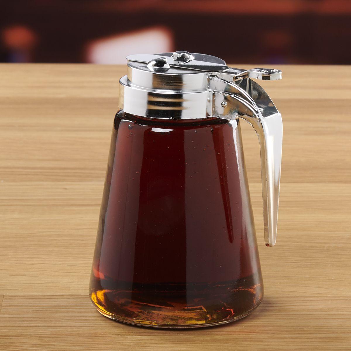 Syrup Pitcher w/ Metal Lid