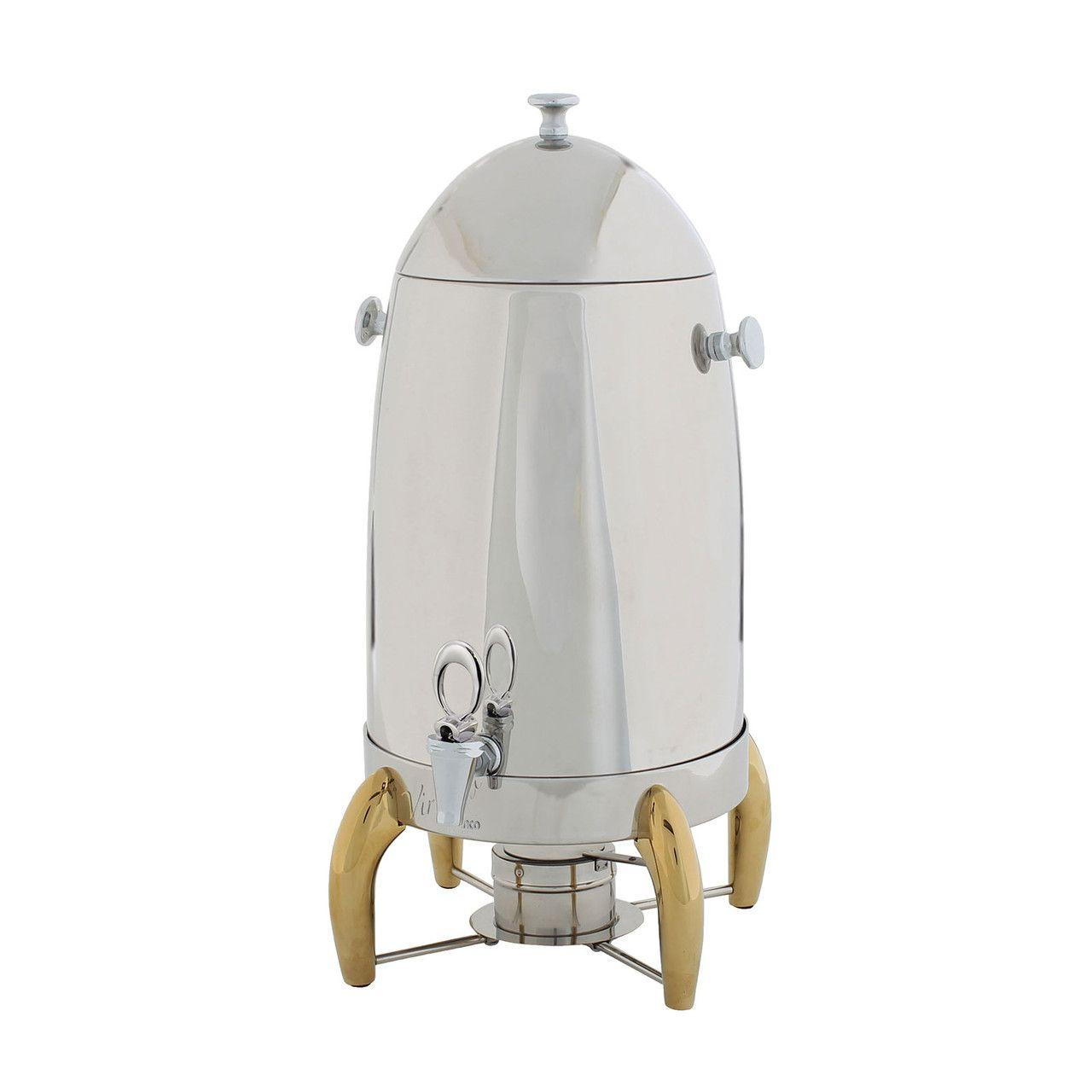 Winco - 905A - 5 Gallon Coffee Urn with Gold Legs