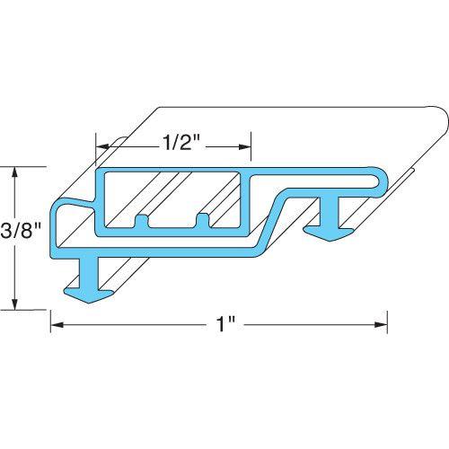 28 3/4" x 73" Door Gasket Replaces Anthony 20-11389-0004