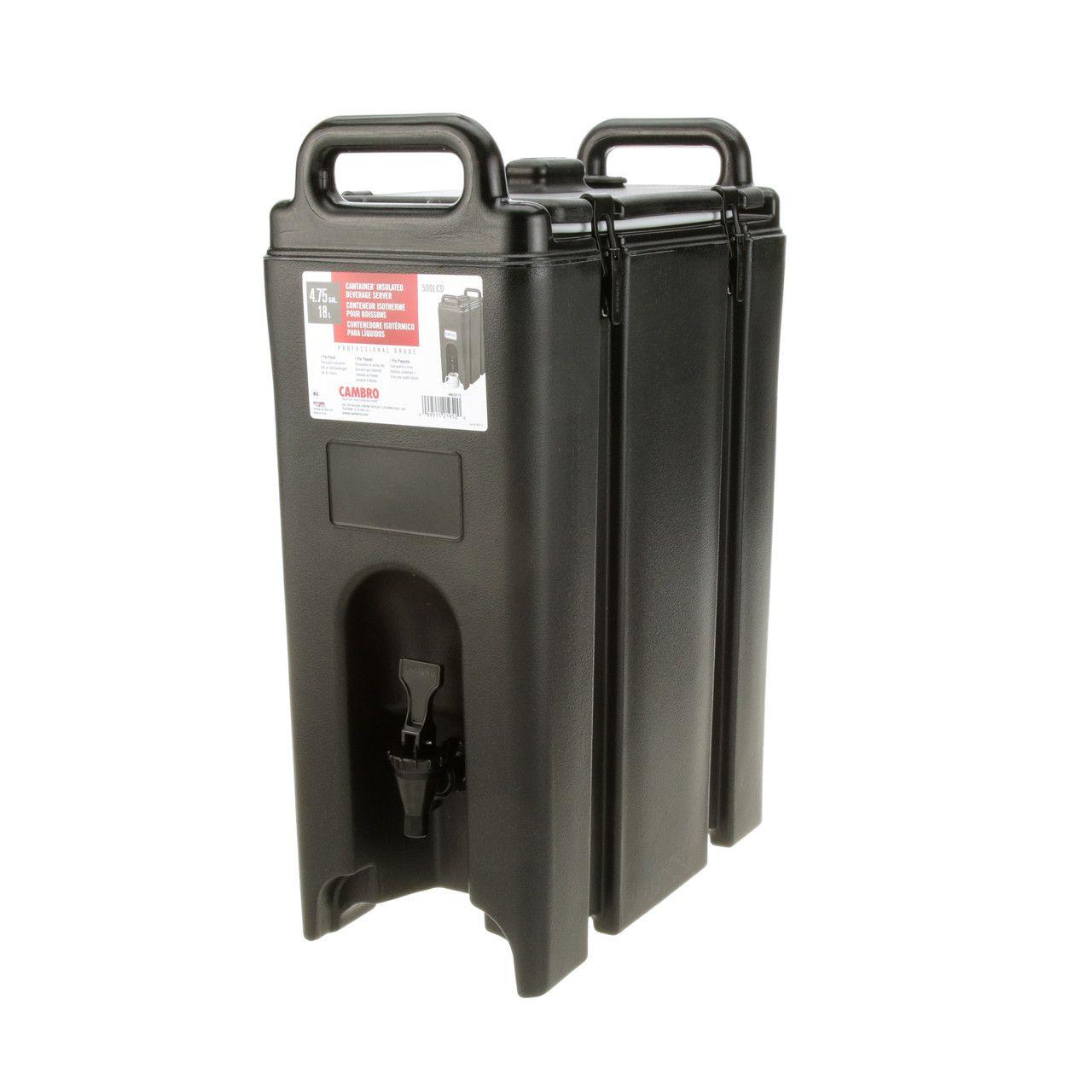 Cambro - 500LCD110 - 4 3/4 gal Camtainer® Hot/Cold Beverage Dispenser