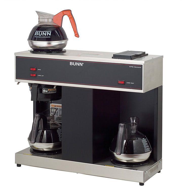Bunn - VPS - 3.9 Gal Per Hour Pourover Coffee Brewer w/ 3 Warmers