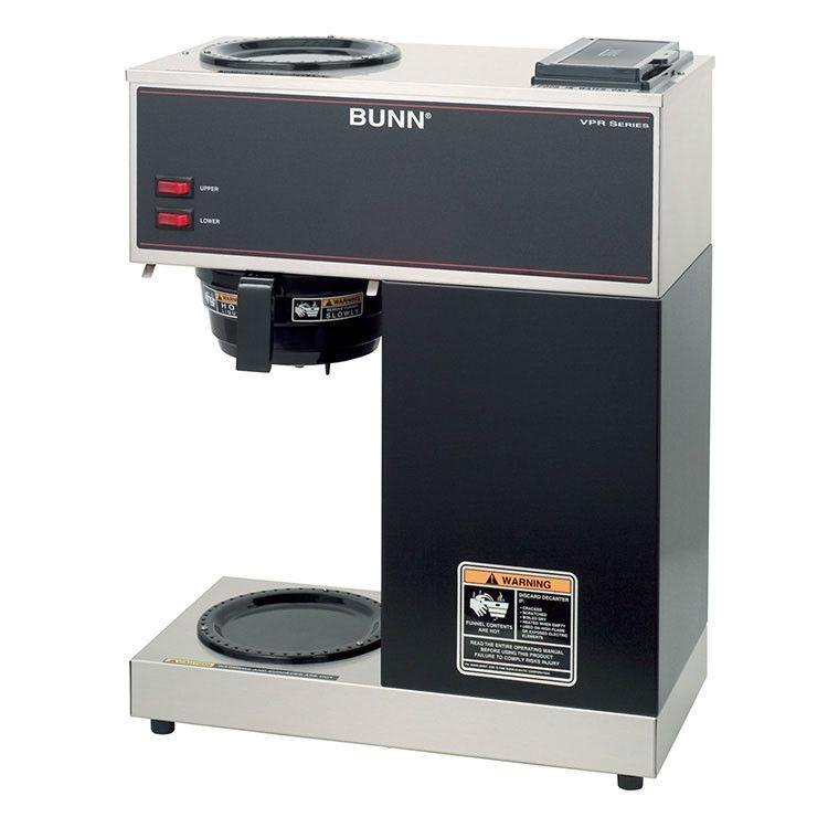 Bunn - VPR - 3.8 Gal Per Hour Pourover Coffee Brewer w/ 2 Warmers