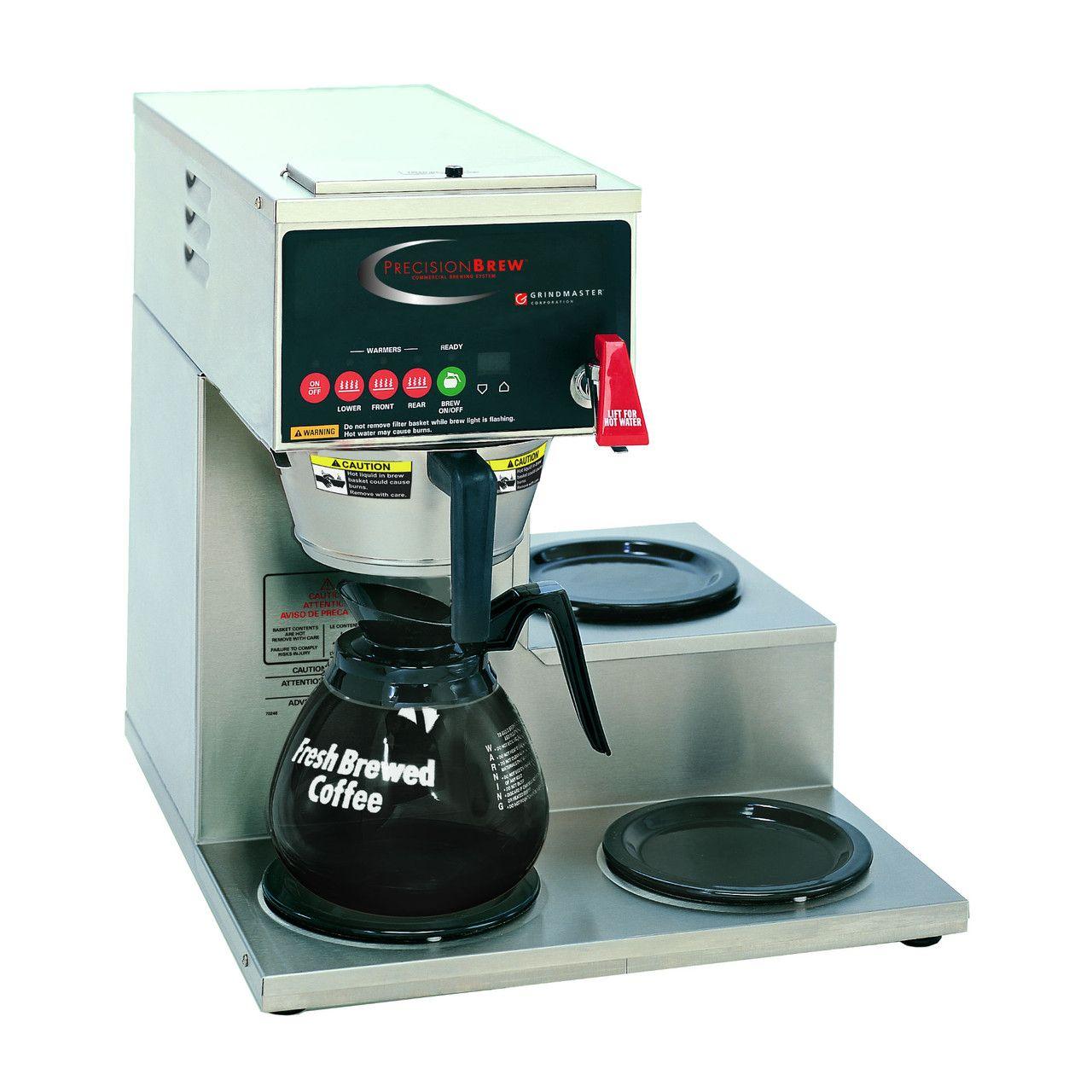 Grindmaster - B-3WR - 12 Cup Precision Brew™ Automatic Coffee Brewer with Right Side Warmers