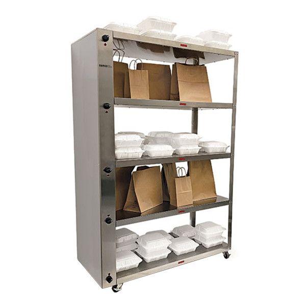 Nemco - 6302-4 - 4 Tier Heated To Go Shelf