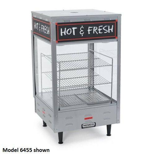 Nemco - 6455-2 - 19 in Pass Through Hot Food Merchandiser