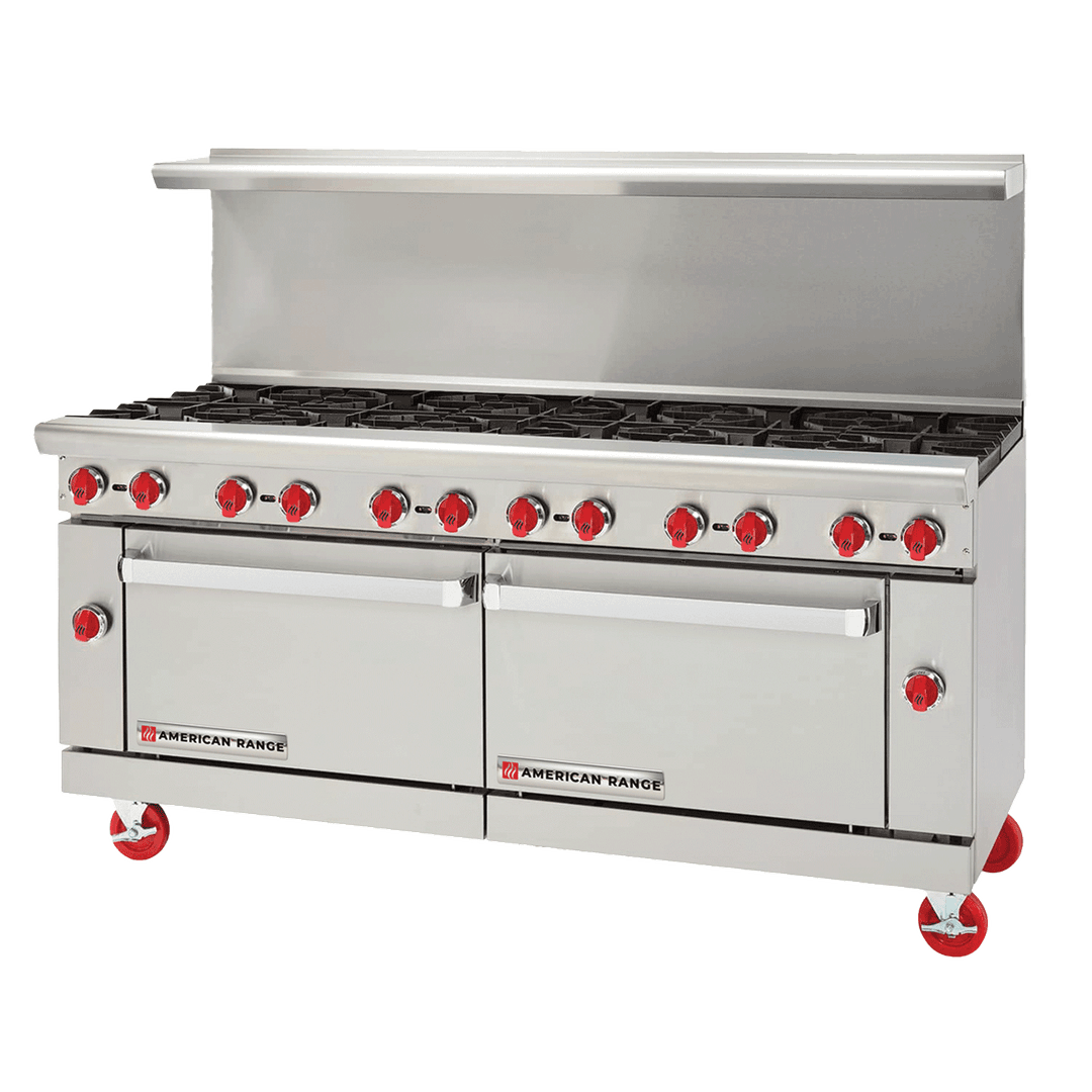 72" Range 36" Griddle, 6 Burners, (2) 26 1/2" Convection Ovens