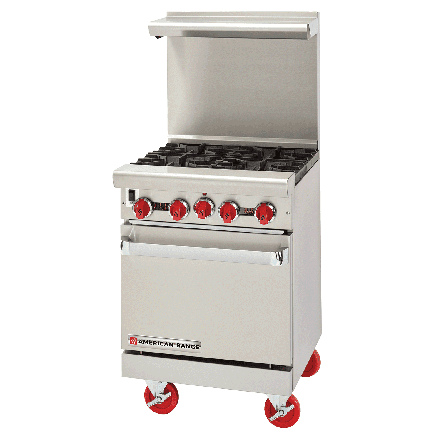 24" Green Flame Range 4 Burners