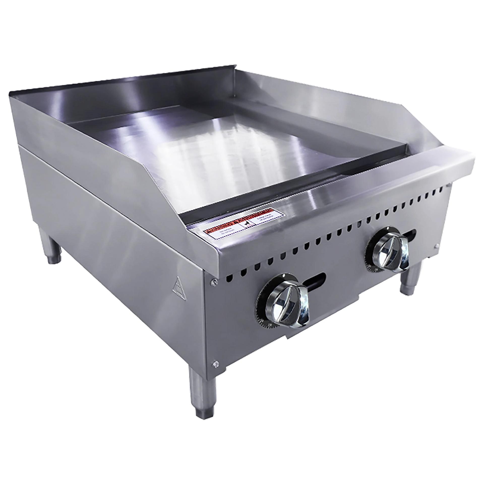 Black Diamond 24" Heavy Duty Thermostatic Gas Griddle