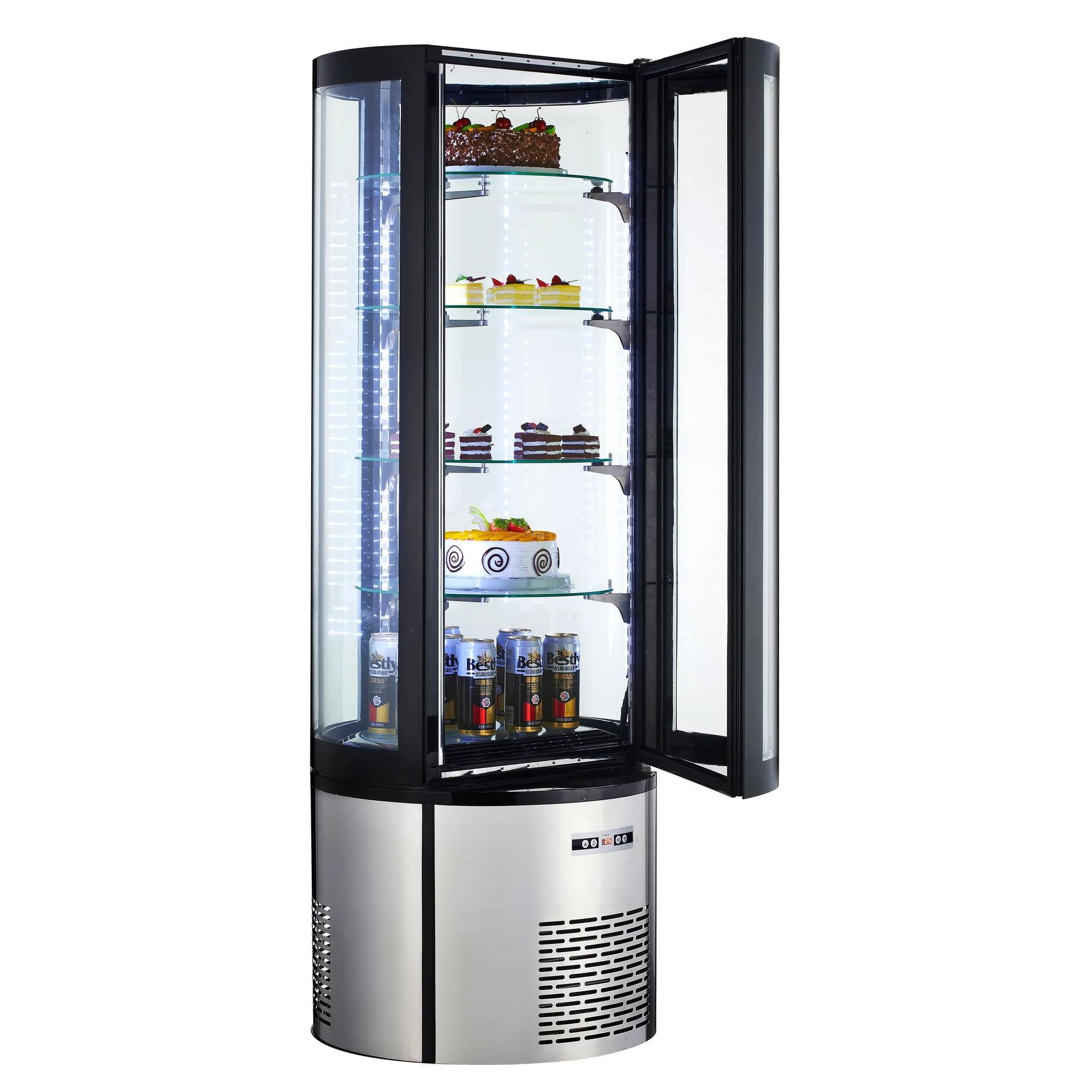 Black Diamond Standing Refrigerated Cake Display