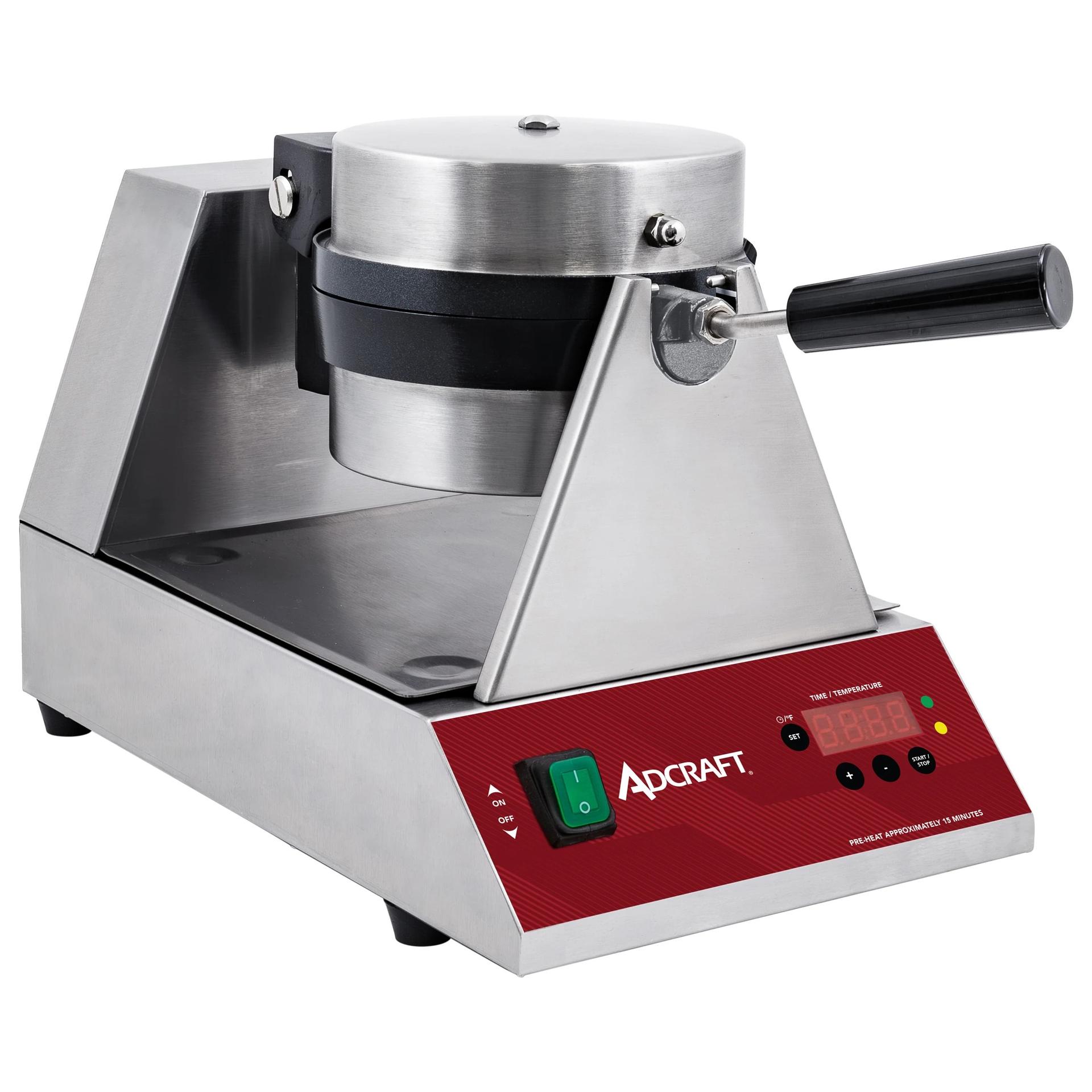Adcraft Single Belgian Waffle Maker