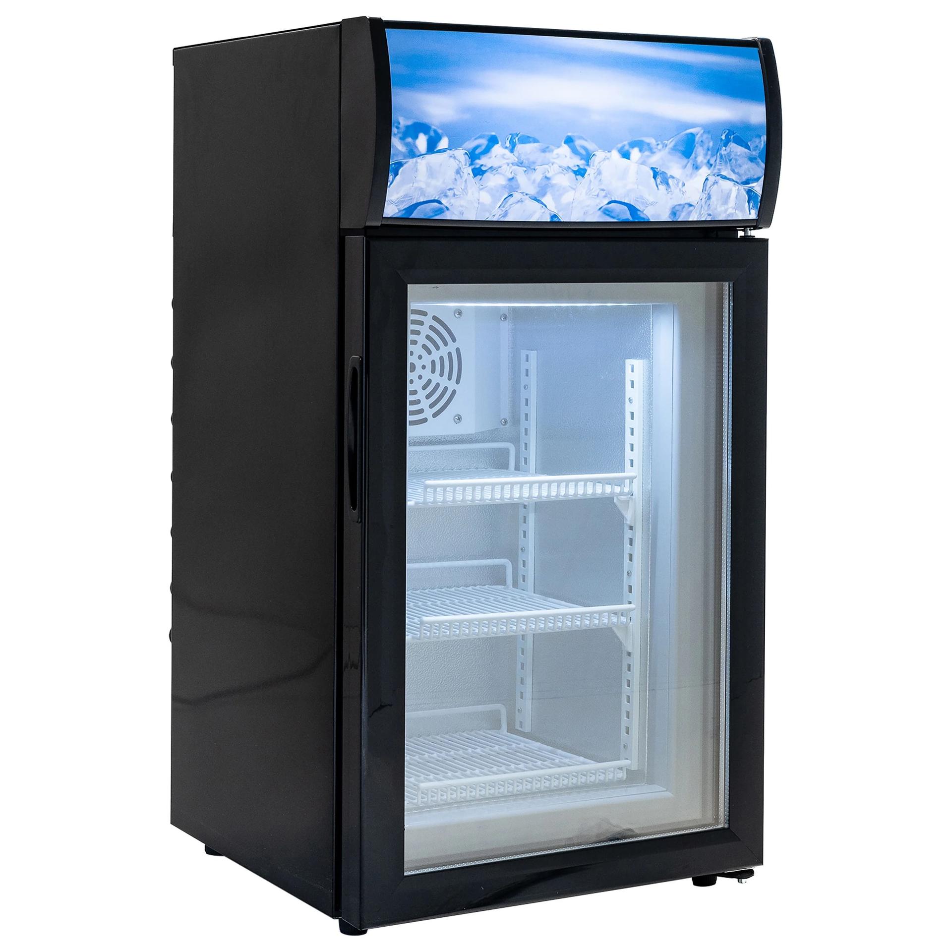 Black Diamond Countertop Display Freezer