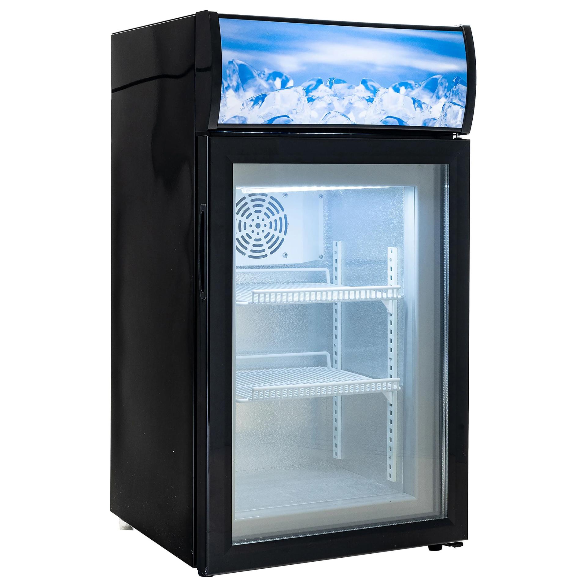 Black Diamond Countertop Display Freezer