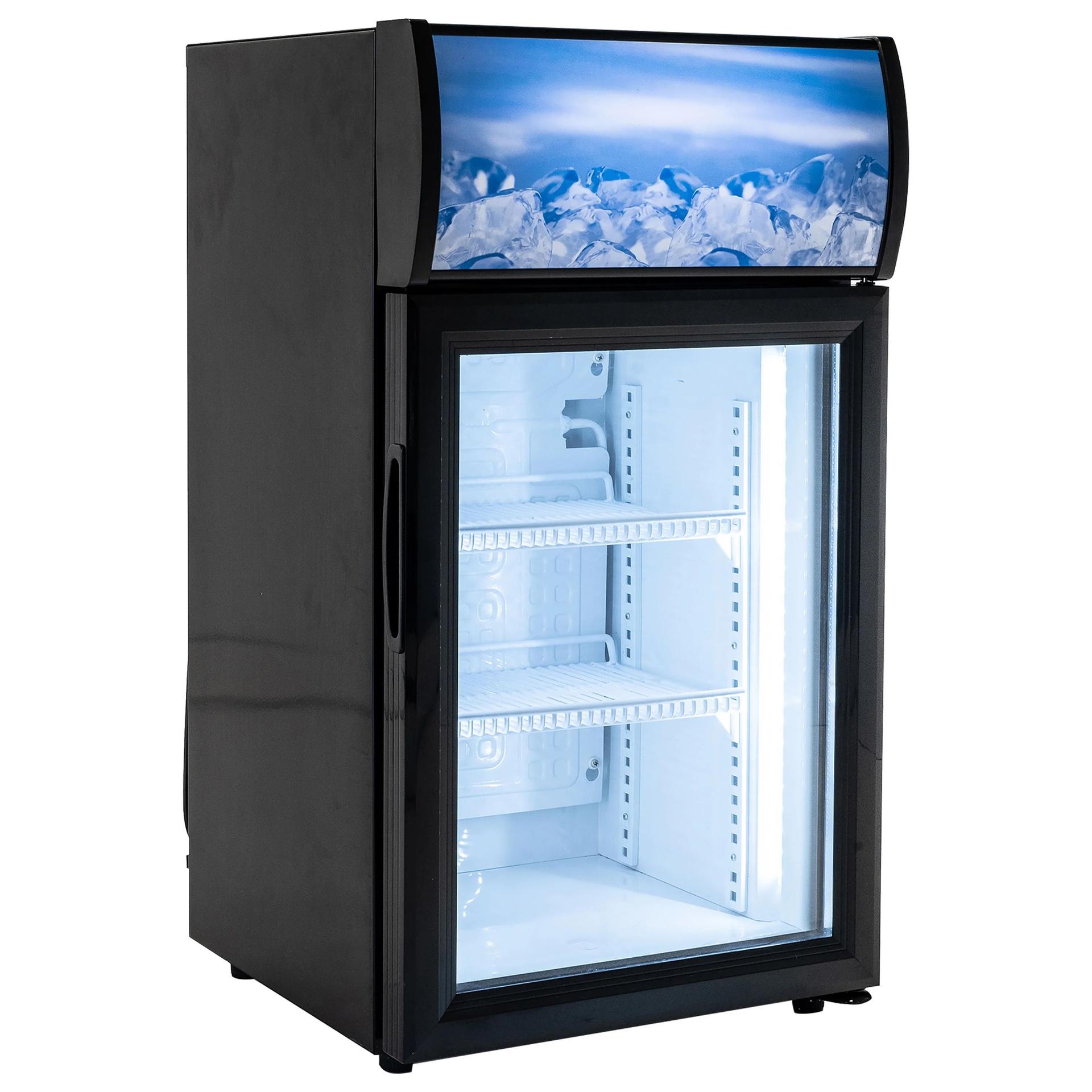 Black Diamond Countertop Display Refrigerator