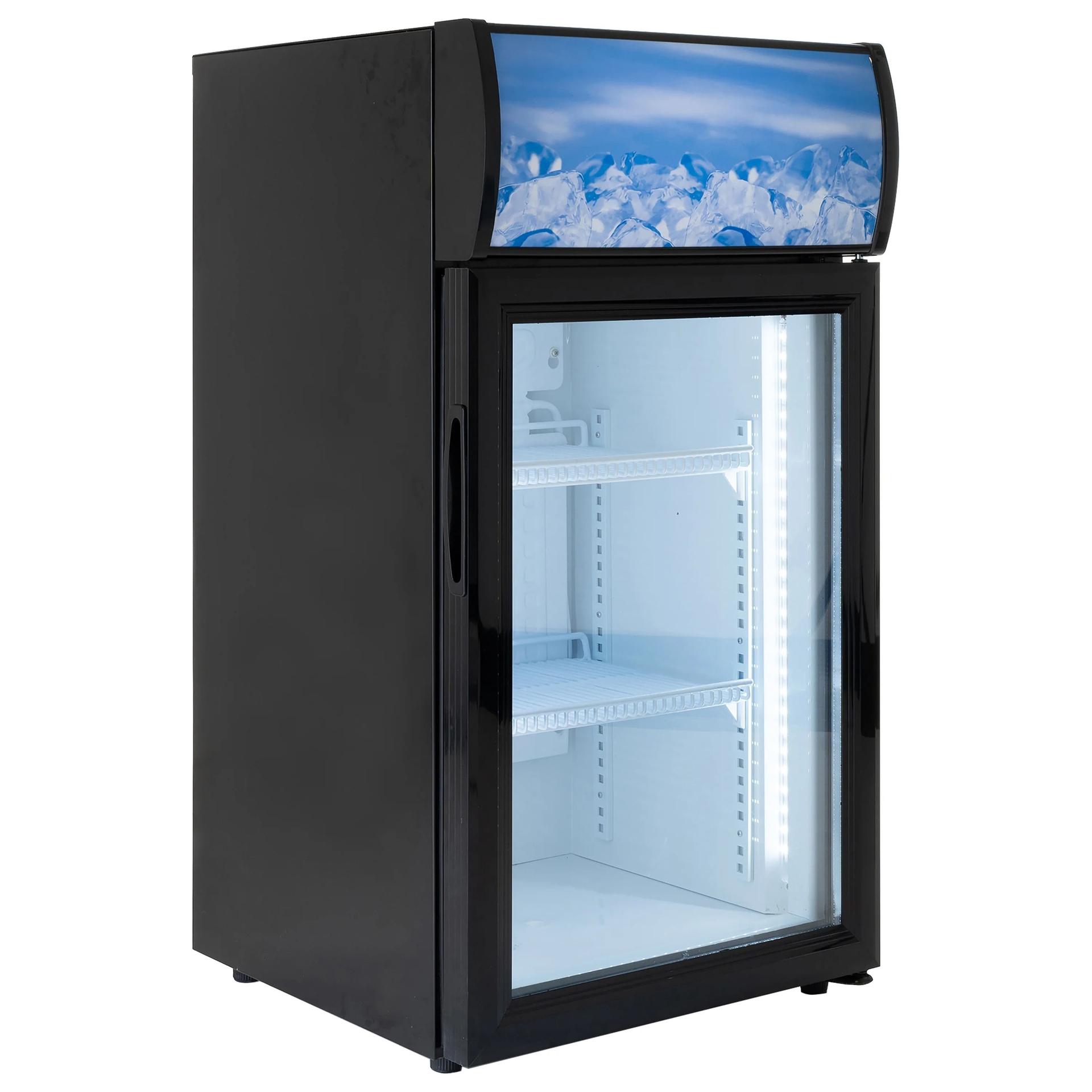 Black Diamond Countertop Display Refrigerator