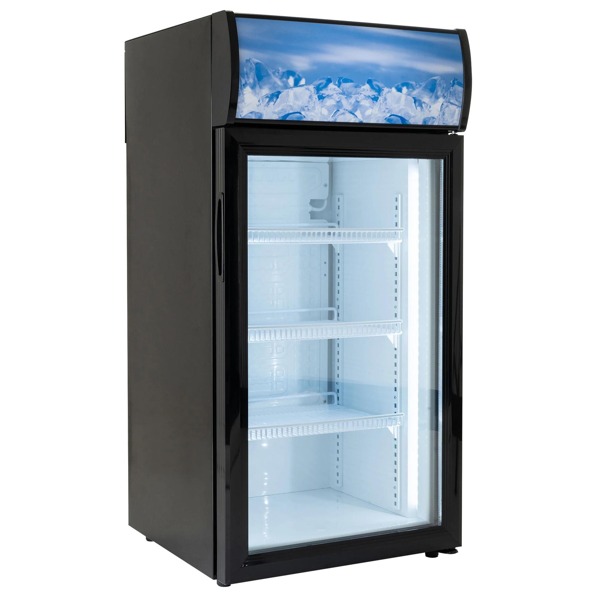 Black Diamond Countertop Display Refrigerator