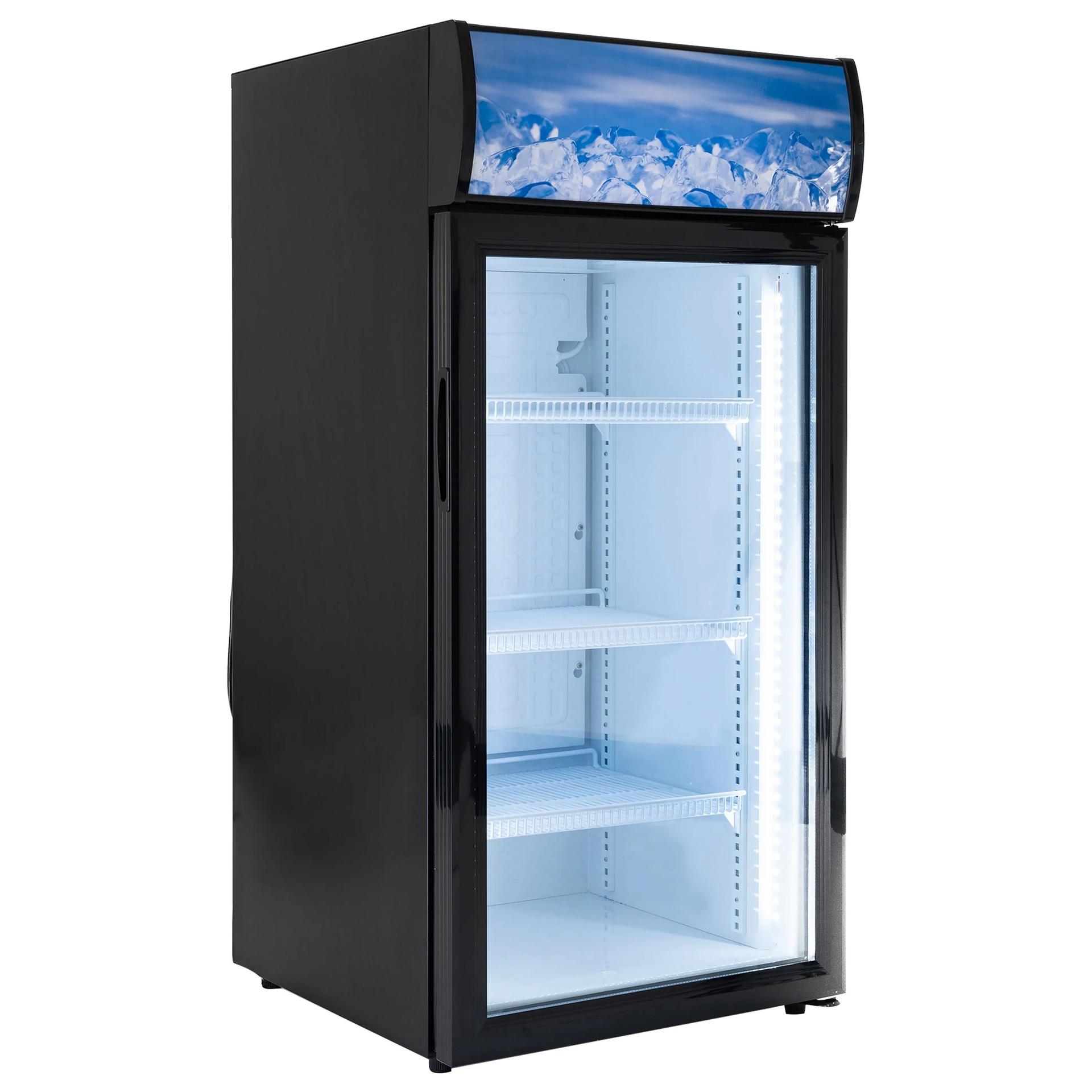 Black Diamond Countertop Display Refrigerator