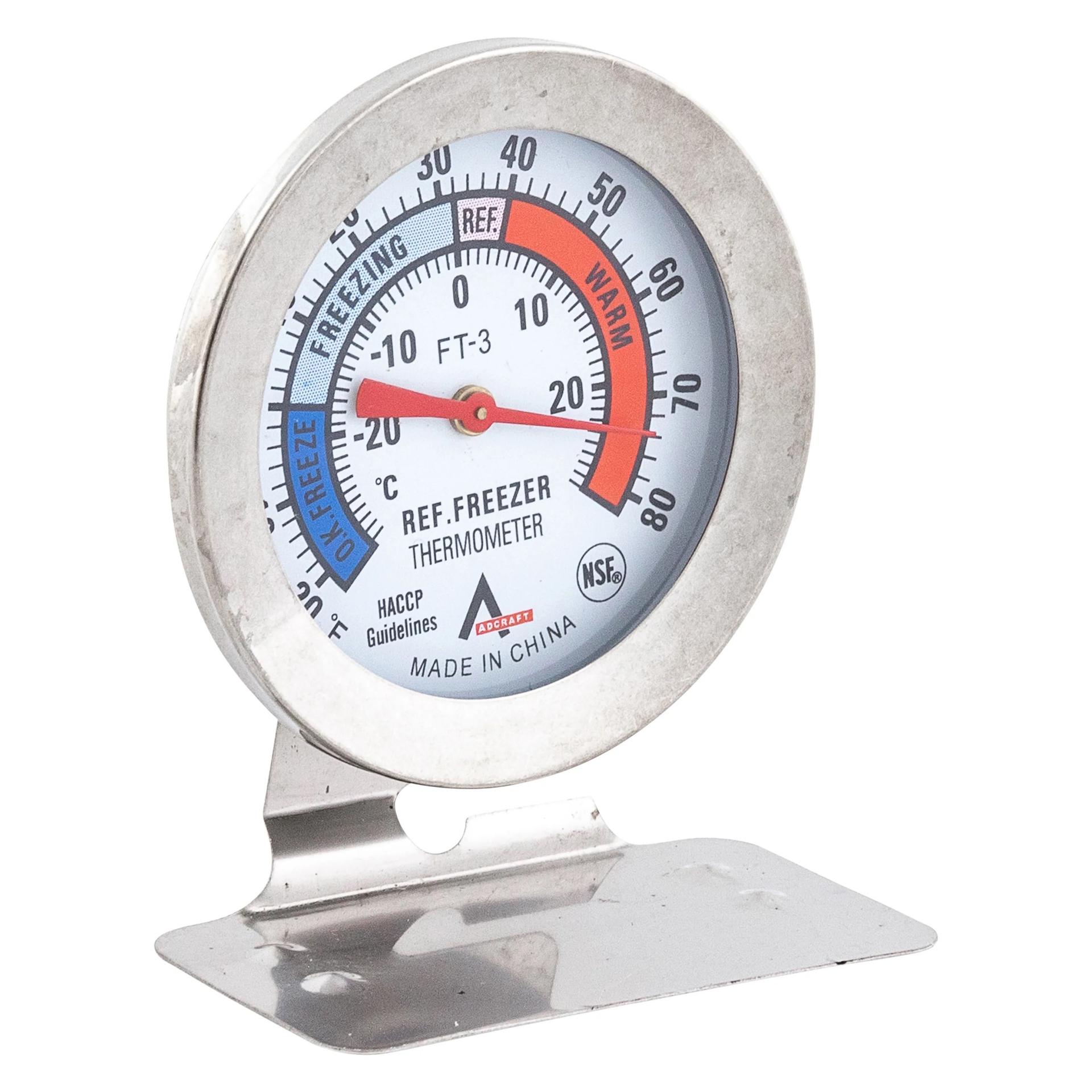 Adcraft Freezer/Refrigerator Thermometer