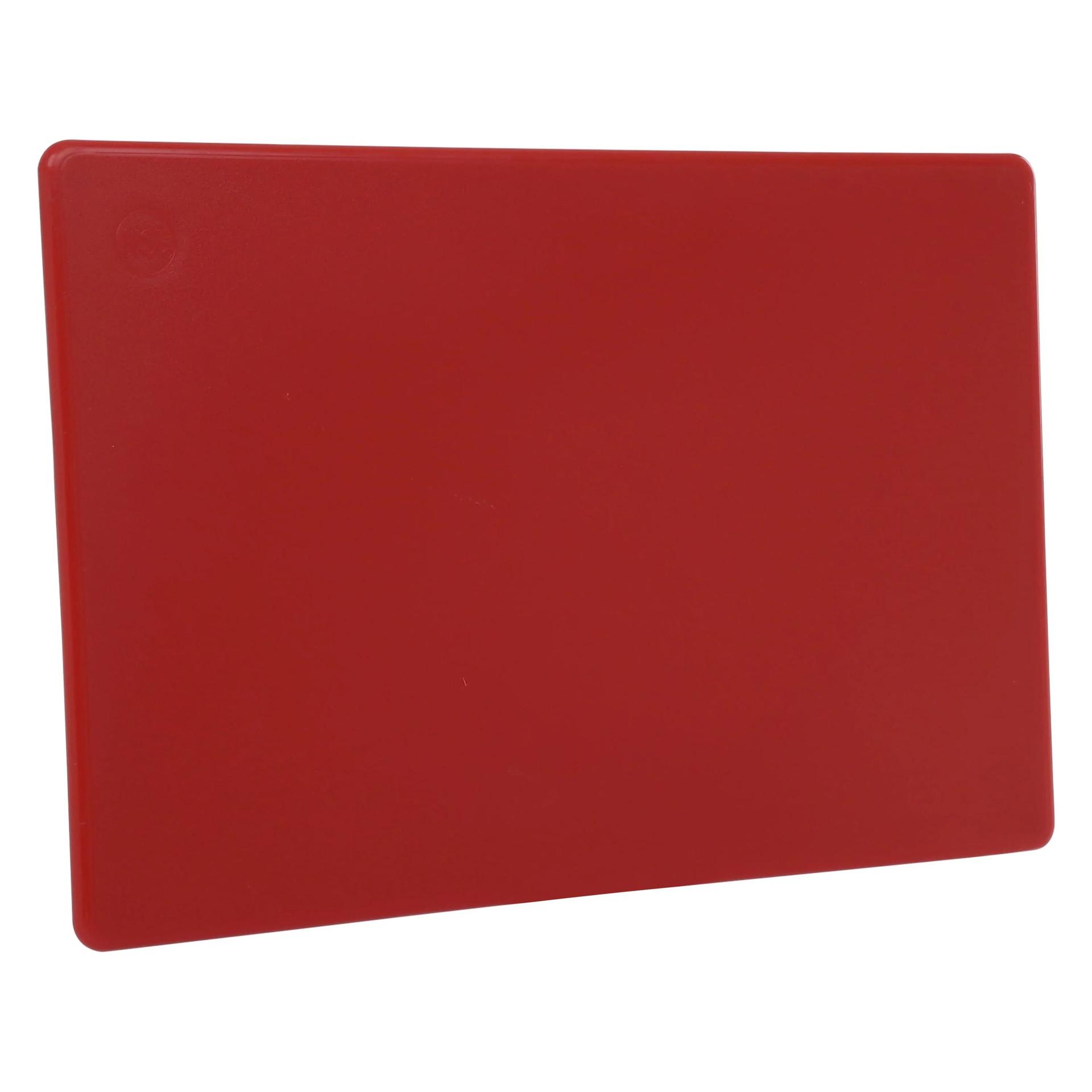 Adcraft High Density Cutting Board 12" x 18" x 1/2" - Red