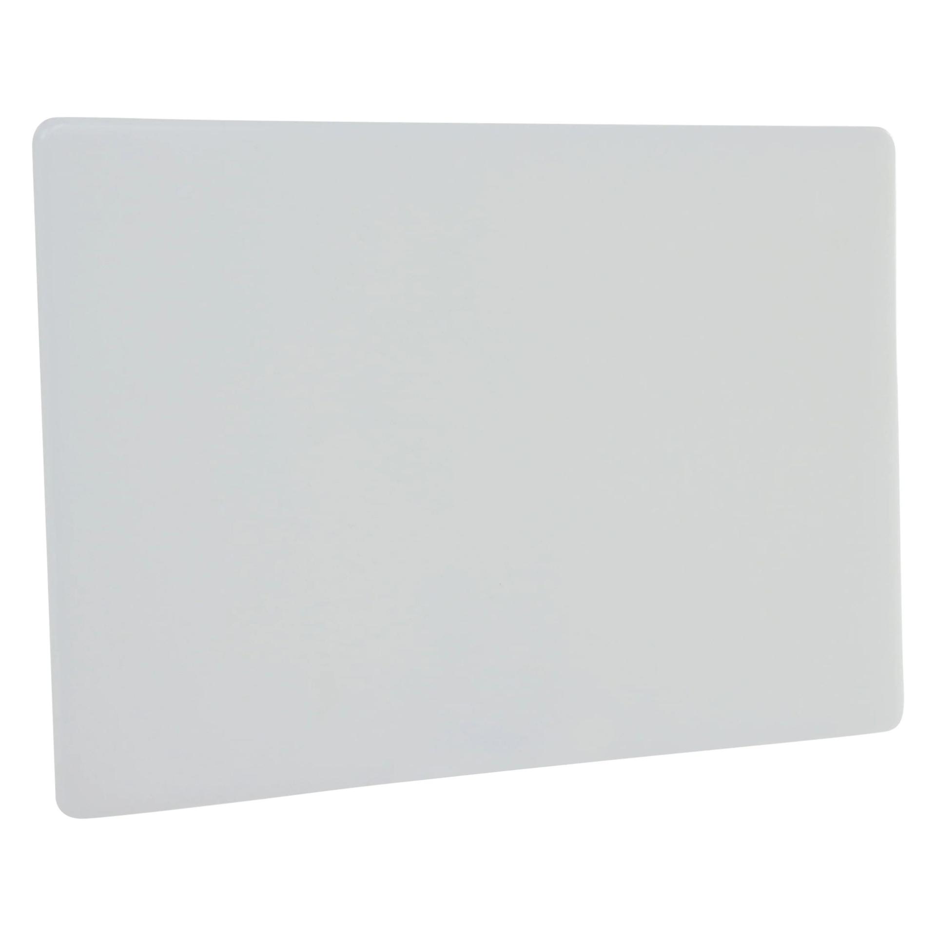 Adcraft High Density Cutting Board 12" x 18" x 1/2" - White