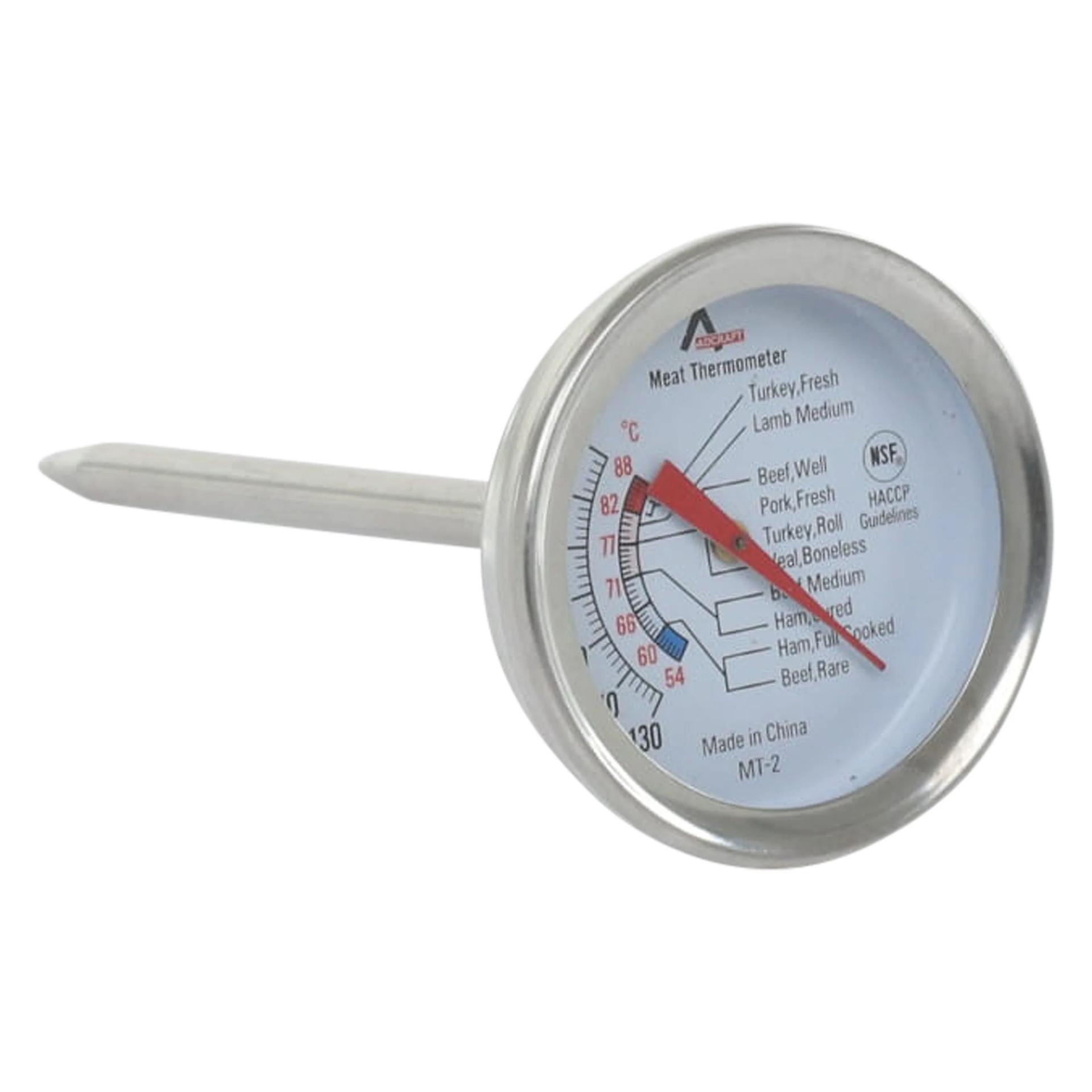 Adcraft Meat Thermometer with Meat Skewer