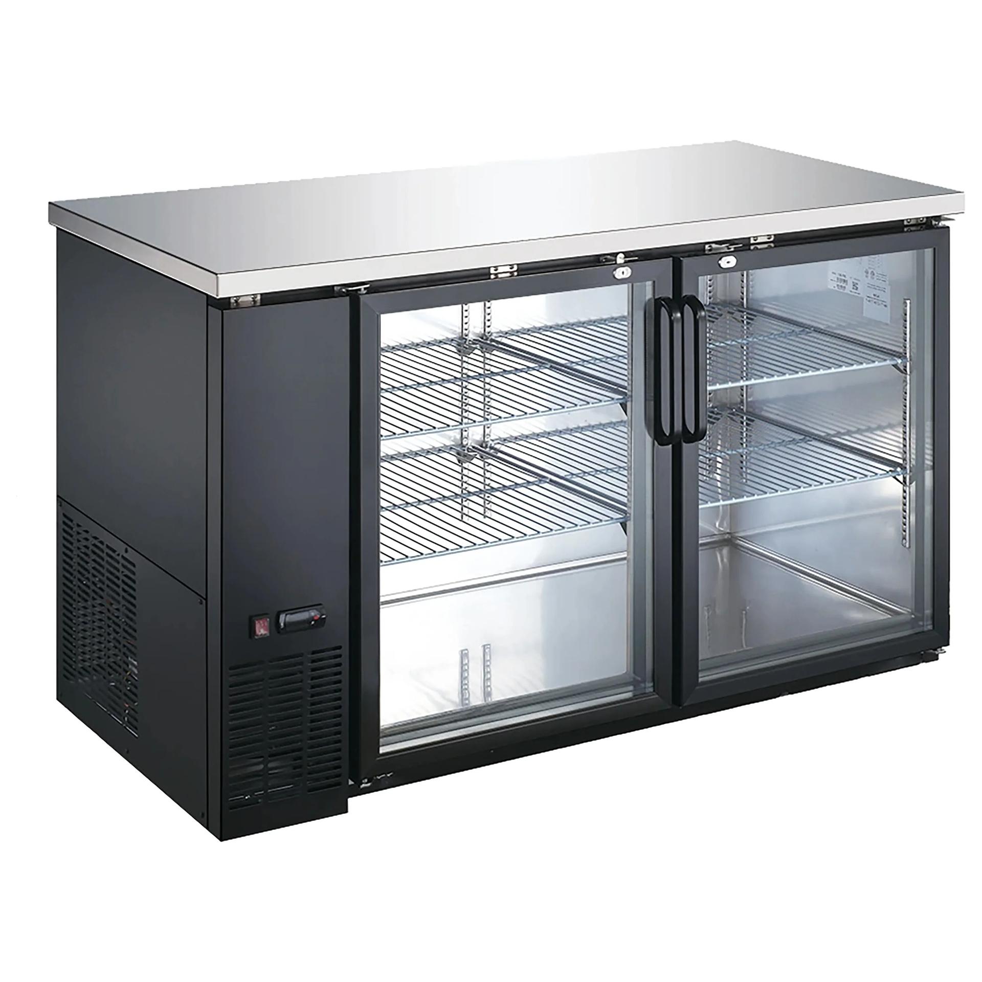 U-Star 2 Glass Door Back Bar Cooler