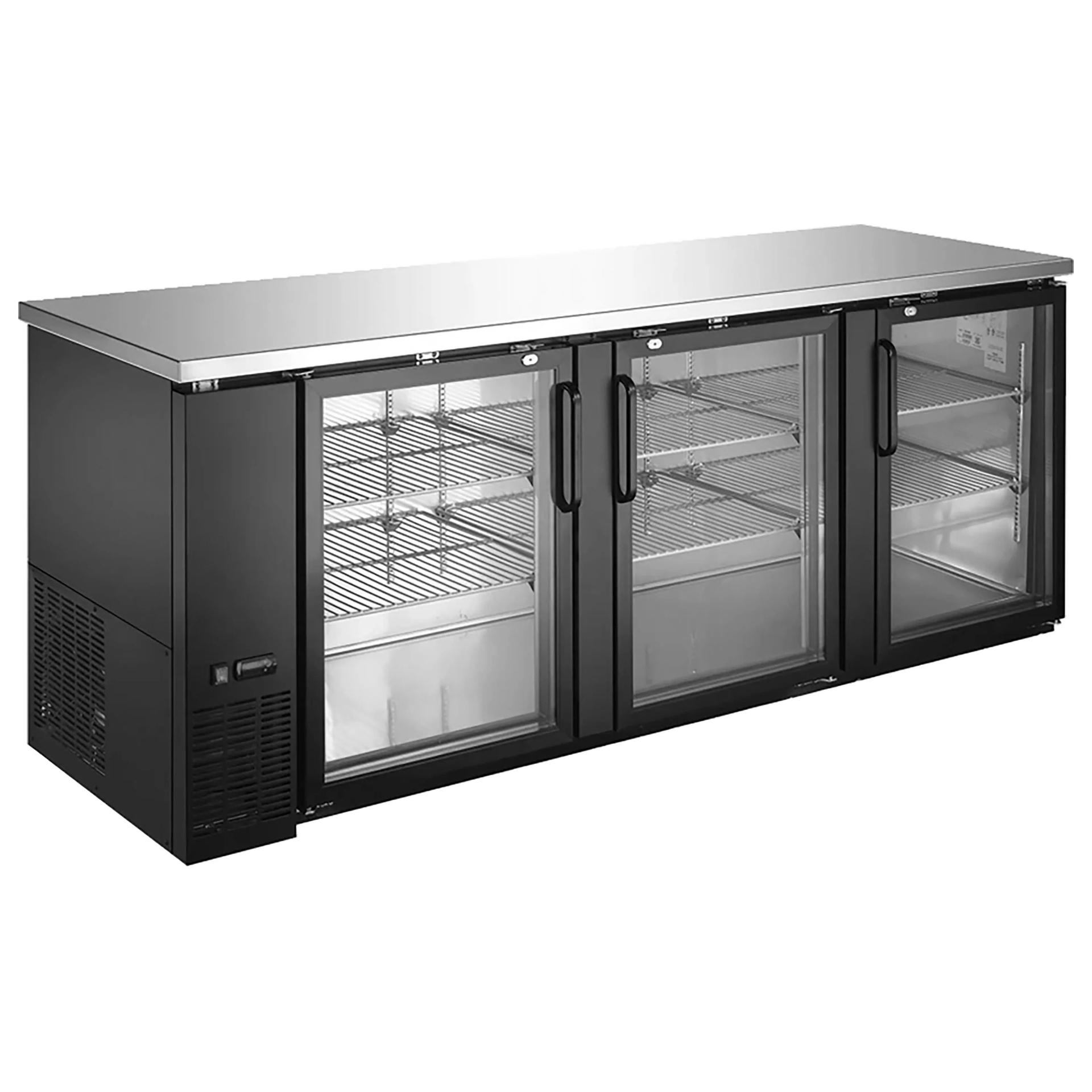 U-Star 3 Glass Door Back Bar Cooler