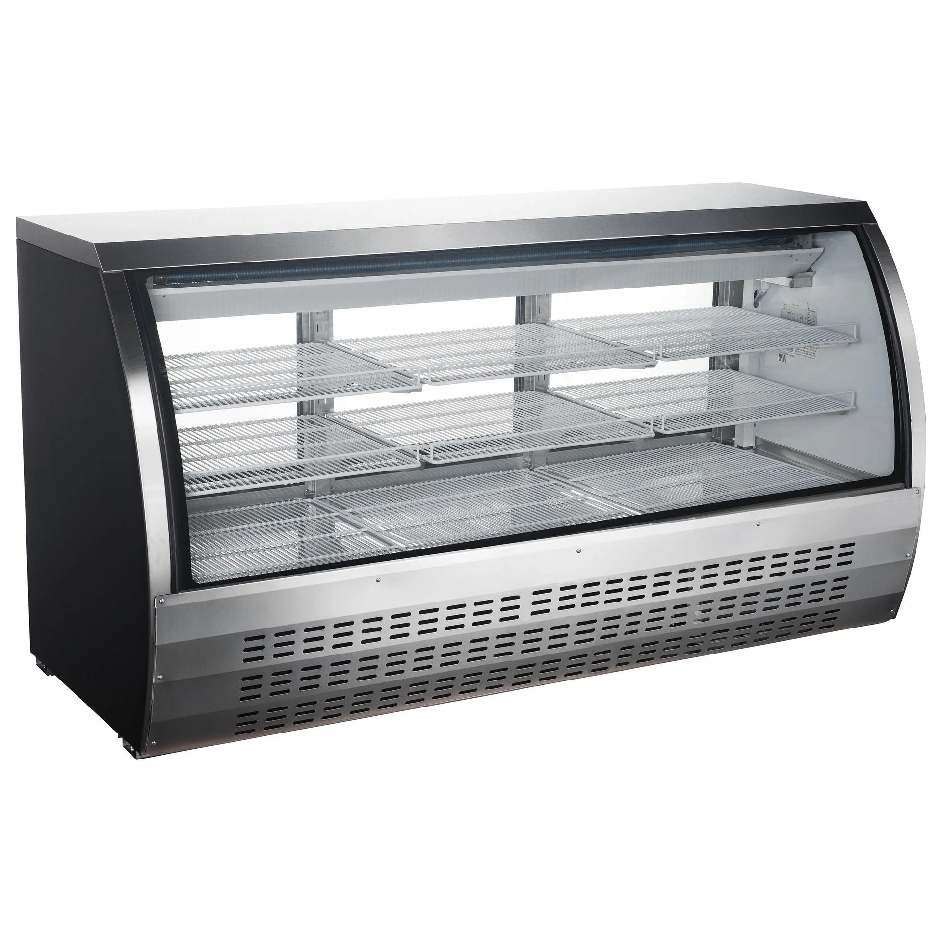 U-Star Curved Glass Refrigerated Deli Case