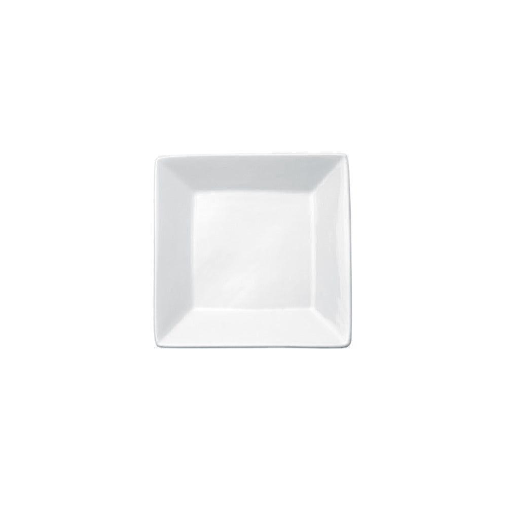 Winco RPS-5 Royalsquare Plate 5"L X 5"W X 1/2"H