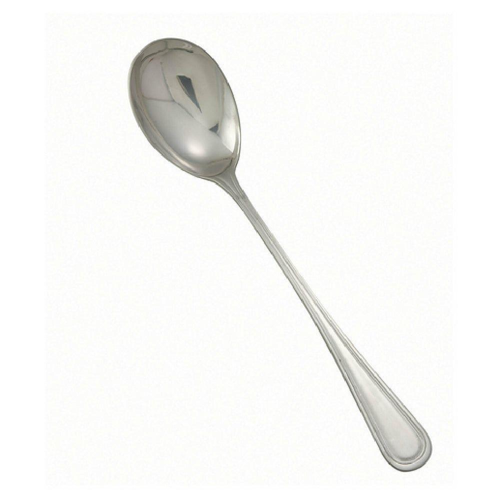 Winco 0030-23 11-1/2 Inch Solid Serving Spoon Stainless Steel Mirror Finish
