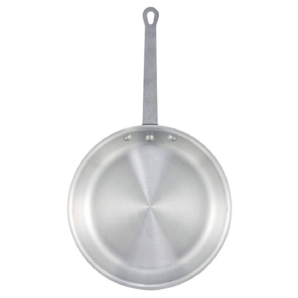 Winco AFP-7A 7 Inch Fry Pan Riveted Handle Aluminum Uncoated