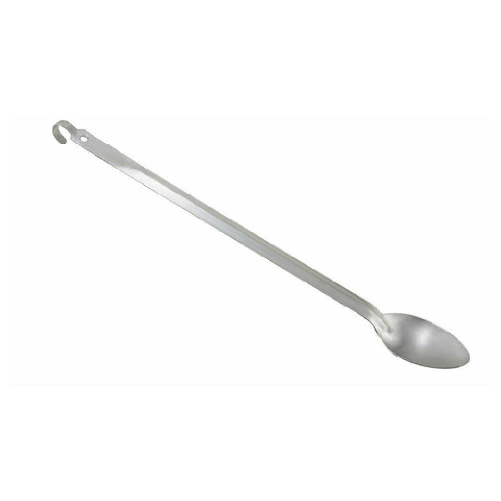 Winco BHKS-21 21 Inch Basting Spoon Solid Heavy Duty Stainless Steel with Hang Hook
