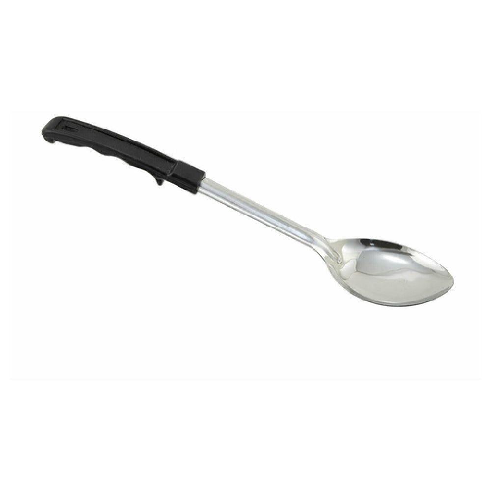 Winco BHOP-13 13 Inch Solid Serving Spoon Stainless Steel Black Polypropylene Handle
